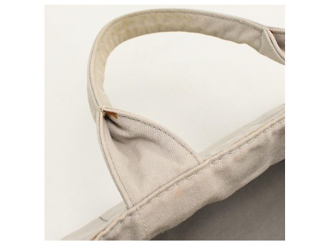 Sac Tote 2-Way Prada en toile grise - vue 8