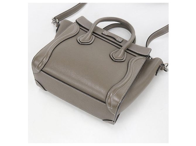 Céline Sac à main CELINE Luggage Nano Shopper - vue 2