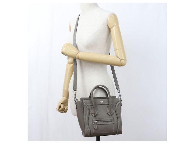 Céline Sac à main CELINE Luggage Nano Shopper - vue 9