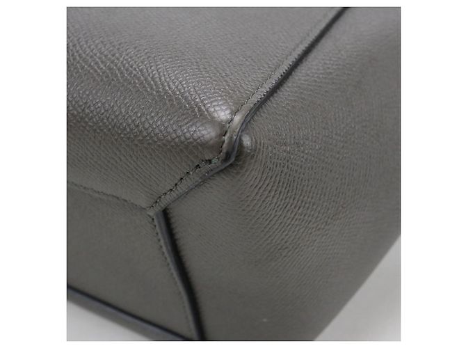 Belt Bag Sac ceinture micro Céline gris en cuir de veau - vue 5