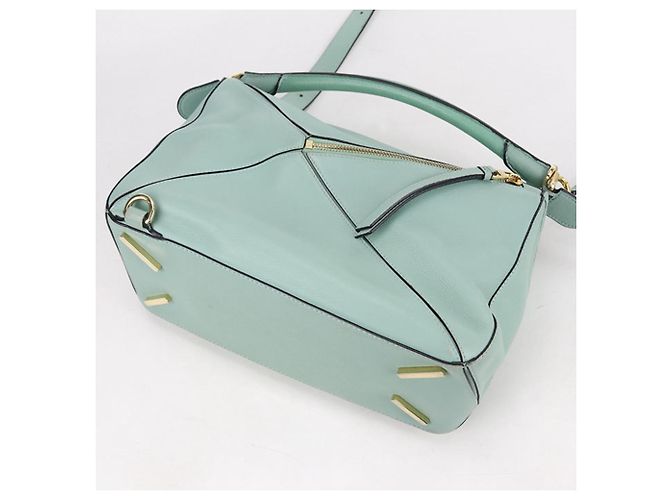 Puzzle Bolsa Loewe Medium Green - vista 2