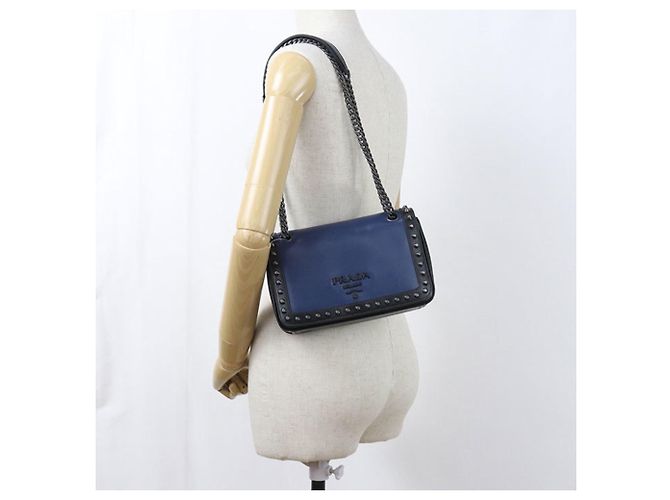 Prada Schultertasche Blau - Ansicht 8