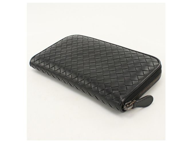 Bottega Veneta Long Wallet in Black Leather - view 2