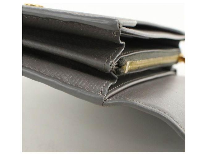 Céline Celine Long Bi-fold Wallet in Gray - view 11