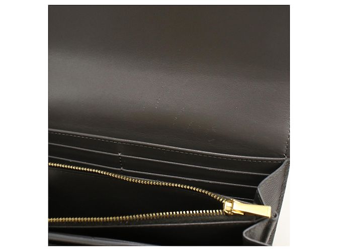 Céline Celine Long Bi-fold Wallet in Gray - view 4