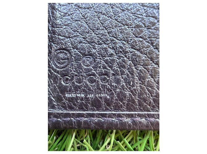Gucci GG Supreme Canvas Bi-fold Wallet Brown - view 7