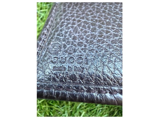 Gucci GG Supreme Canvas Bi-fold Wallet Brown - view 8