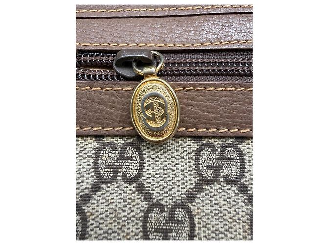 Pochette Gucci GG Supreme Monogram Marrone - vista 12