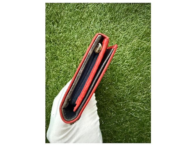 Christian Dior Red Leather Wallet - view 10