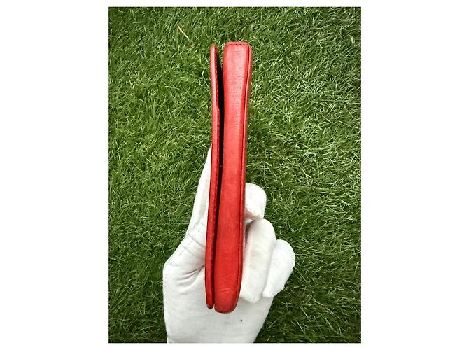 Christian Dior Red Leather Wallet - view 11