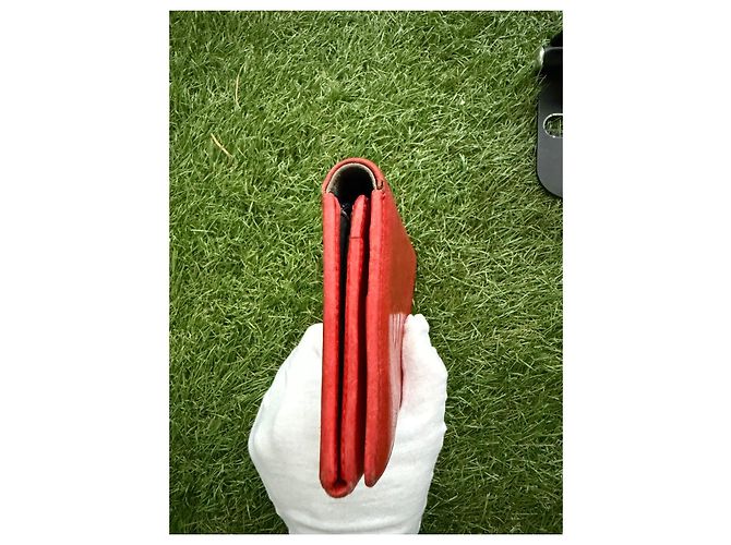 Christian Dior Red Leather Wallet - view 12