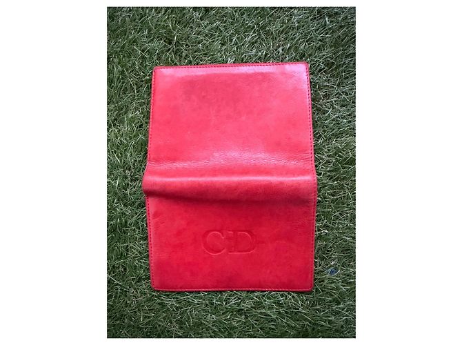 Christian Dior Red Leather Wallet - view 13