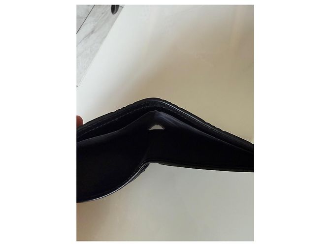Gucci GG Emblem Flap Wallet Black Leather - view 6