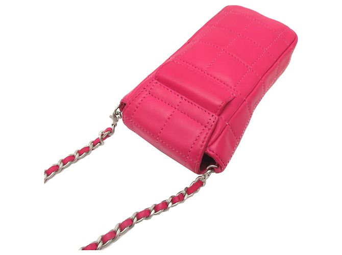 Bolso de hombro con cadena Chanel Chocolate Bar - vista 4