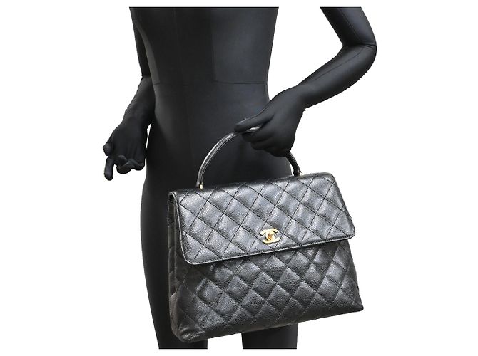 Chanel Matelassé Handtasche mit oberem Griff - Ansicht 9