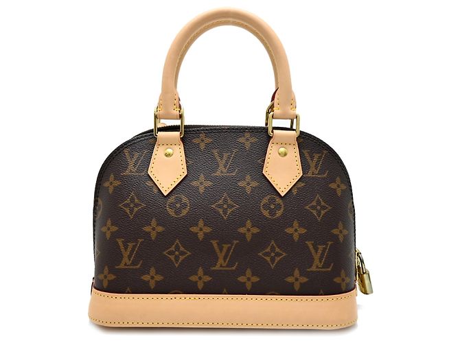 Louis Vuitton Alma BB Handtasche in Monogram Brown - Ansicht 2