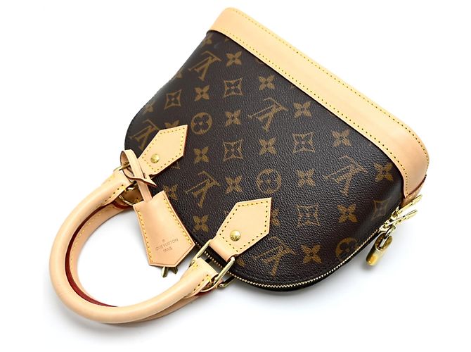 Louis Vuitton Alma BB Handtasche in Monogram Brown - Ansicht 3