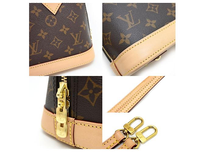 Louis Vuitton Alma BB Handtasche in Monogram Brown - Ansicht 7