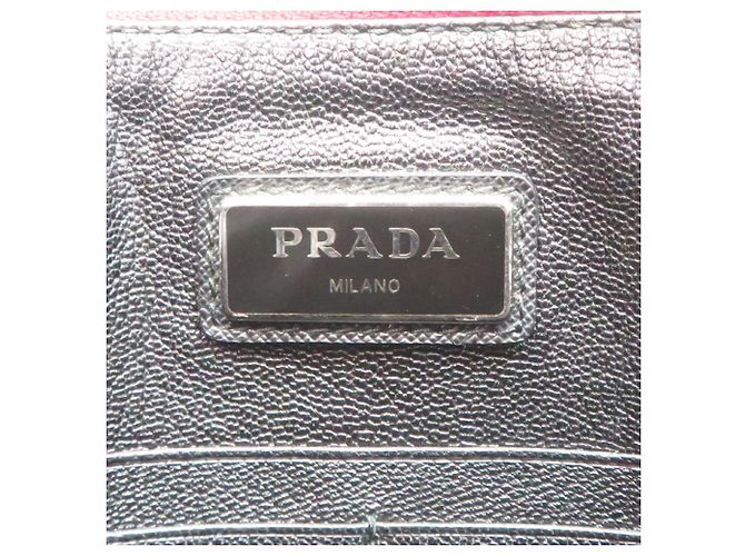 Borsa a pochette Prada in pelle Saffiano - vista 6