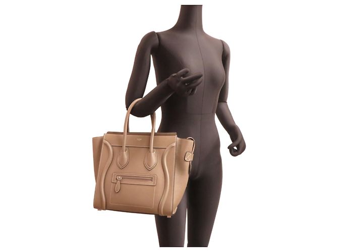 Céline Borsa a mano Celine Luggage Micro da donna - vista 8