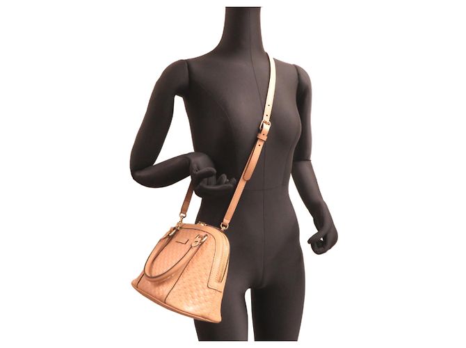 Bolsa de Ombro Gucci Microguccissima - vista 8