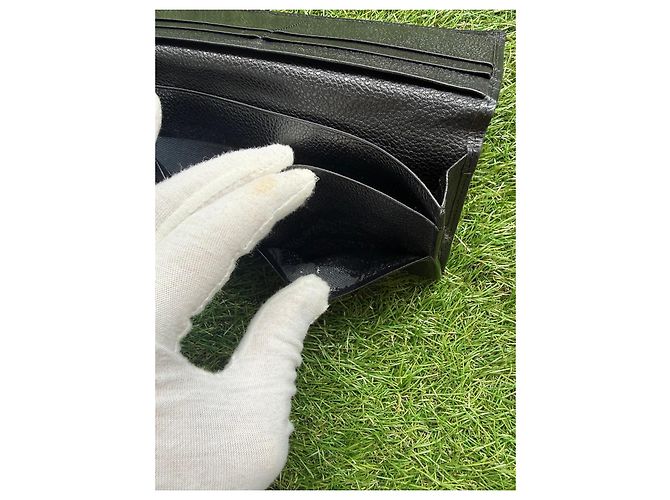 Cartera larga Yves Saint Laurent de cuero negro - vista 11