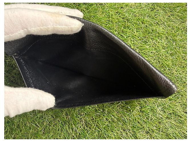 Cartera larga Yves Saint Laurent de cuero negro - vista 8