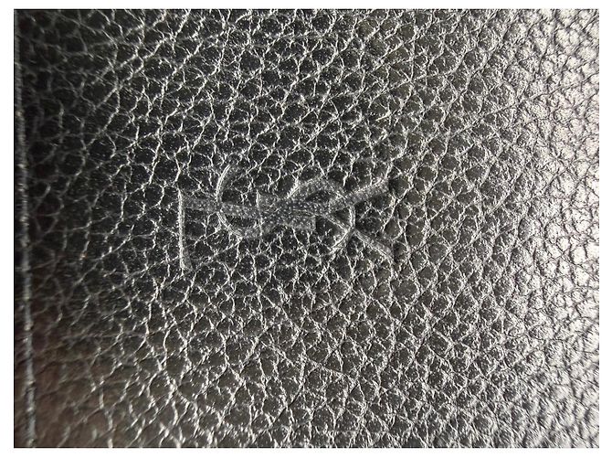 Cartera larga Yves Saint Laurent de cuero negro - vista 9