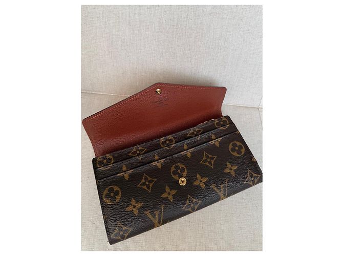 Portafoglio Sarah in tela Monogram Louis Vuitton - vista 4