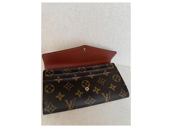 Portafoglio Sarah in tela Monogram Louis Vuitton - vista 5