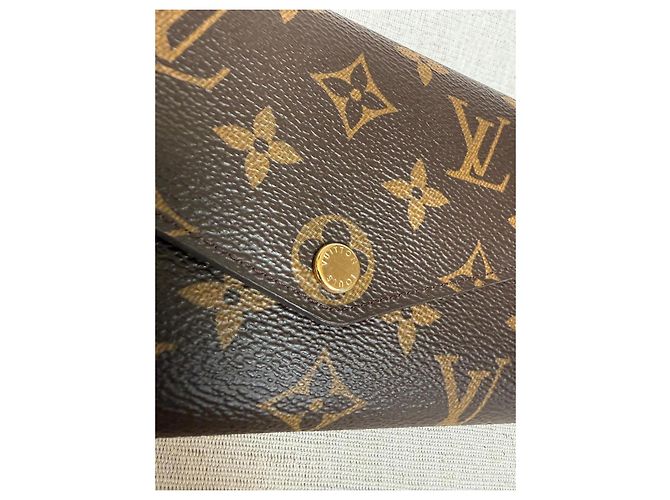 Portafoglio Sarah in tela Monogram Louis Vuitton - vista 6