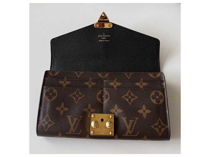 Louis Vuitton Pallas Monogram canvas and Black Leather Wallet - view 4