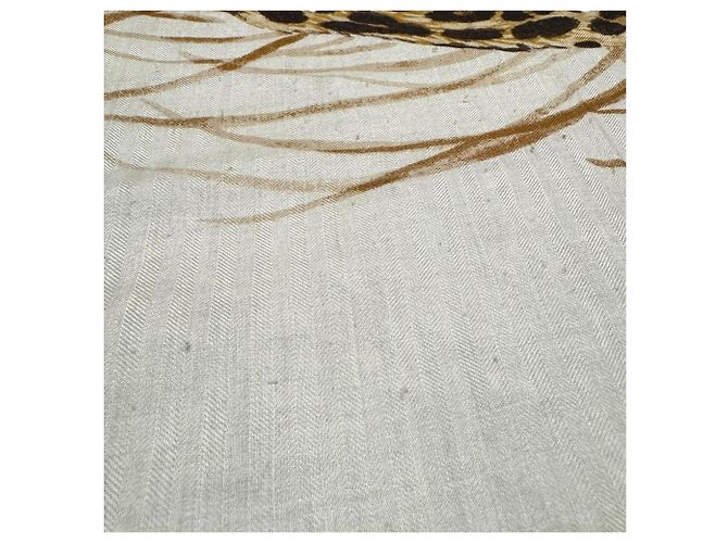 Hermès Hermes Carre Geant 140 Pantherapaldus Leopard Shawl - vista 11