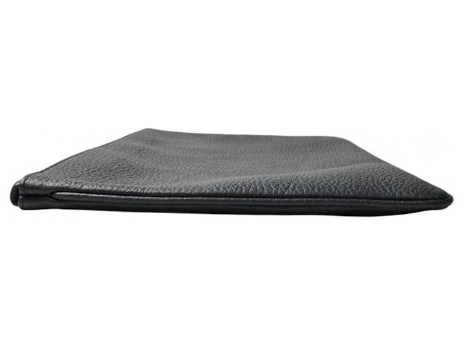 Christian Dior Pochette Dior Homme in pelle nera - vista 3