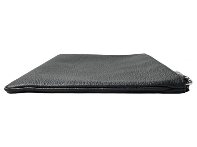Christian Dior Pochette Dior Homme in pelle nera - vista 4