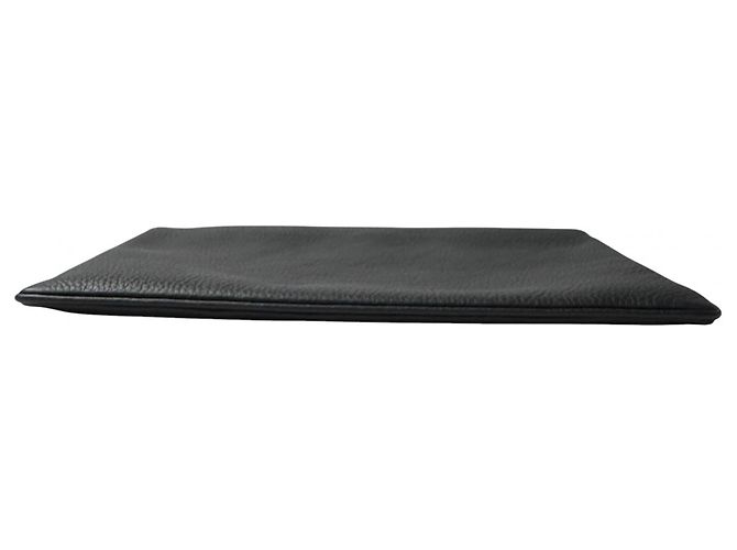 Christian Dior Pochette Dior Homme in pelle nera - vista 5