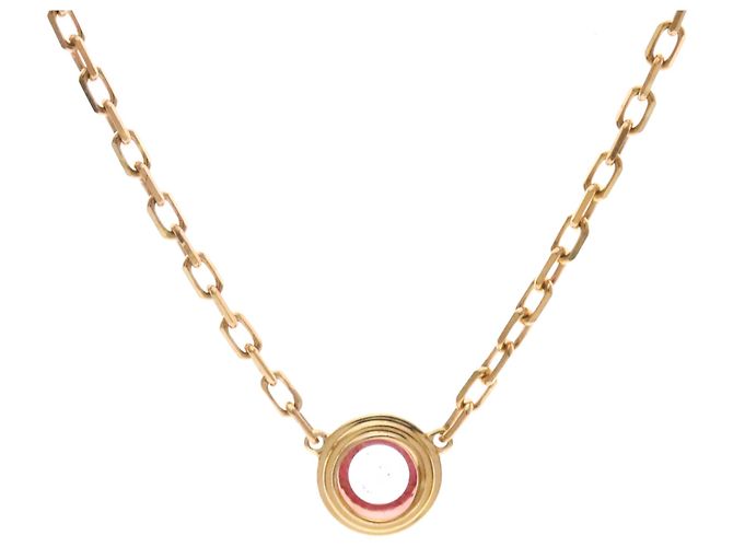 Collana Cartier Damour in oro rosa con zaffiro - vista 2