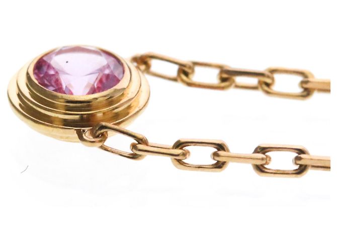 Collana Cartier Damour in oro rosa con zaffiro - vista 3
