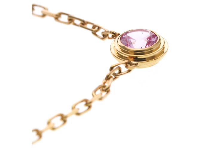 Collana Cartier Damour in oro rosa con zaffiro - vista 5