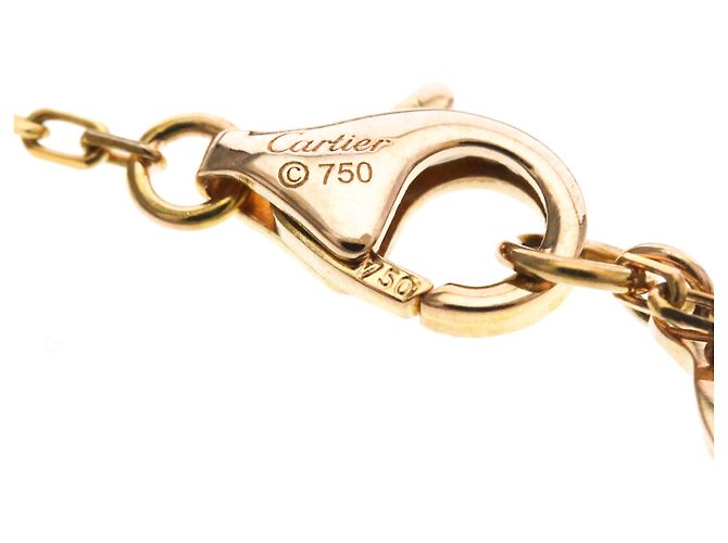 Collana Cartier Damour in oro rosa con zaffiro - vista 9