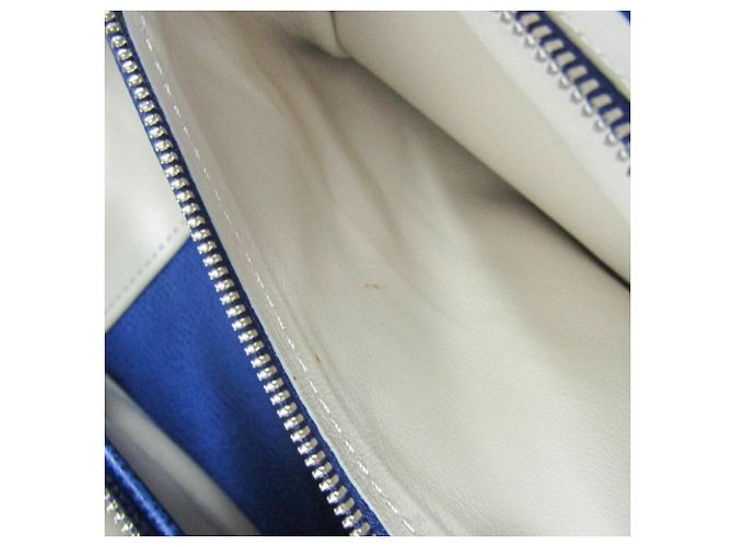 Bolso de mano de piel Valextra B Cube V5C67 para mujer en azul - vista 14