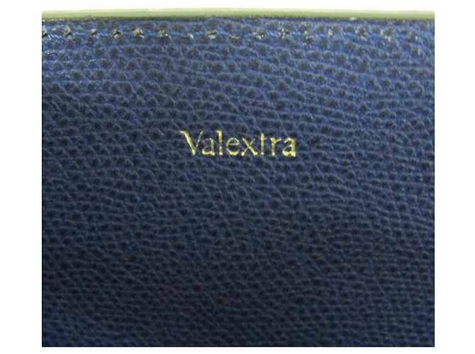 Bolso de mano de piel Valextra B Cube V5C67 para mujer en azul - vista 17