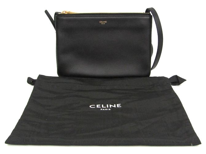 Céline Bolsa de Ombro em Couro Trio Small para Mulher Celine - vista 2