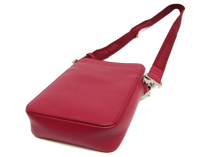Borsa a tracolla in pelle Christian Dior Oblique - vista 3