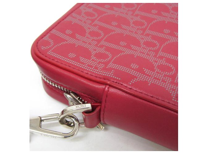 Borsa a tracolla in pelle Christian Dior Oblique - vista 7