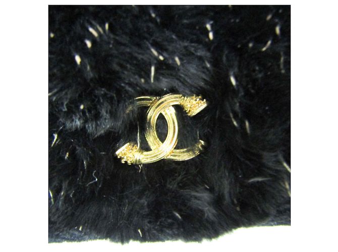 Chanel Coco Mark Damen-Chain/Shoulder Wallet aus Lammfell und Pelz - Ansicht 10