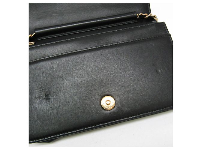 Chanel Coco Mark Damen-Chain/Shoulder Wallet aus Lammfell und Pelz - Ansicht 13