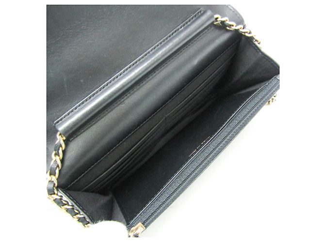 Chanel Coco Mark Damen-Chain/Shoulder Wallet aus Lammfell und Pelz - Ansicht 3