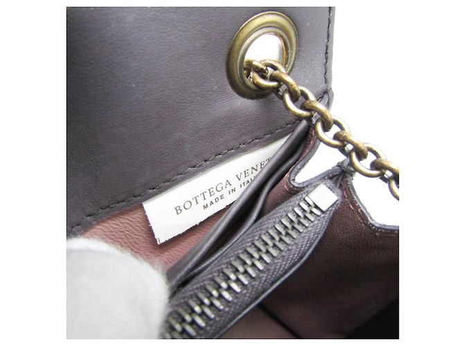 Borsa a tracolla Bottega Veneta Intrecciato con catena - vista 18