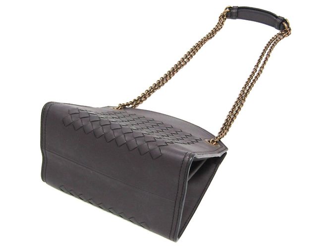 Borsa a tracolla Bottega Veneta Intrecciato con catena - vista 3